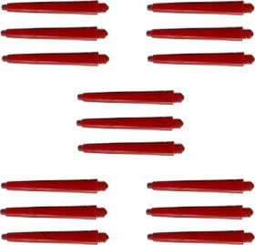 Resim Dartsan 5 Set (15 Adet) 35Mm Nylon Dart Şaft-Shaft. Kırmızı 