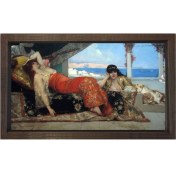Resim Deniz Çerçeve Cariyeler Tablosu-Çerçevesiz - 45 x 30 cm 