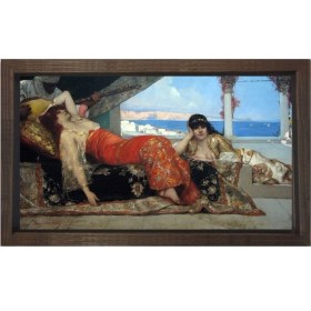 Resim Deniz Çerçeve Cariyeler Tablosu-Çerçevesiz - 45 x 30 cm 