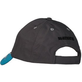Resim Shimano Turkey Füme Turkuaz Balık Desen Şapka Gri - Mavi 