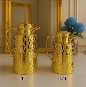 Resim decovien ŞIK TASARIMLI 2 Lİ LÜKS TERMOS SETİ - 1 LİTRE VE 0.7 LİTRE 