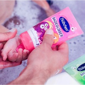 Resim Renklime Bübchen Badeglibber Banyo Eğlence Köpüğü Pembe 130 ml 