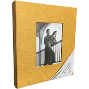 Resim BF ALBÜM Fotoğraf Albümü Vinleks Deri 10x15 500'lük Sarı 