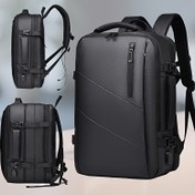 Resim 33L Genişletilebilir Büyük Kapasiteli Erkekler İçin Sırt Çantası - Dayanıklı Oxford Malzemesi, İş ve Seyahat Hazır, Hafif Laptop Bölmesi ile, Ayarlanabilir Askılar, Fermuar Kapatma, Günlük Seyahat ve Çok Fonksiyonlu Kullanım İçin İdeal, Okul İçin Sırt Çantası, Öğrenci Sırt Çantaları 