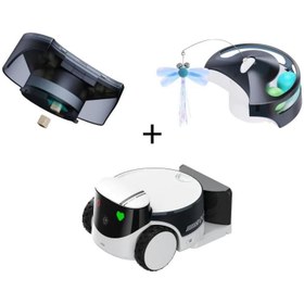 Resim Enabot ROLA PetPal 2.5K AI Kameralı Evcil Hayvan Robotu Depolama + Ödül Dağıtıcı + Etkileşimli Modülleri Dahil 