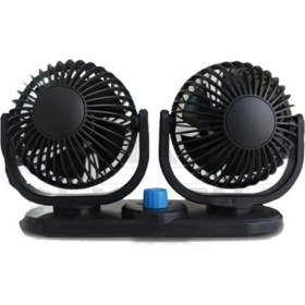 Resim Btl Otomotiv Araç Içi 360 Derece Dönebilen Mükemmel Soğutucu Vantilatör Kademeli Güç Özelliği 