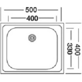 Resim Gürçay Paslanmaz Çelik Evye 40 x 50 CM 