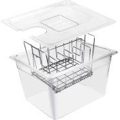 Resim Blueleskyy Sous Vide Pişirme Makinesi 11L Kap Paslanmaz Çelik Raflı Çıkarılabilir Bölücüler Ayırıcı (Yurt Dışından) 