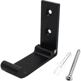 Resim Besteffie Katlanabilir Alüminyum Alaşım Duvar Dağı Ceket Şapka Çanta Kanca Banyo Mutfak Dekor Siyah (Yurt Dışından) 