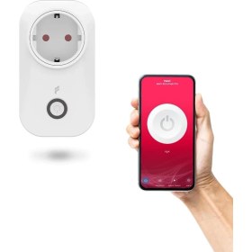 Resim Byars-Wifi Akıllı Akım Korumalı Priz (16 Amper), Uzaktan Kontrol, Anlık Enerji Tüketim Takip,tuya Destekli 