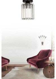 Resim İstanbul Avize Plafonyer Tavan Siyah Y-12 Avize 