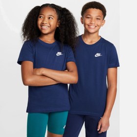 Resim Nike Sportswear Embroidered Futura LBR Short-Sleeve Çocuk Tişört 