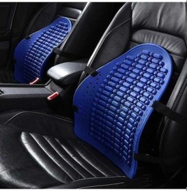 Resim Dancemonkey Bel Düzeltici Yastık - Mavi Aircraft B Model Ergonomik Oturma Duruşu Düzeltici Bel Yastığı 