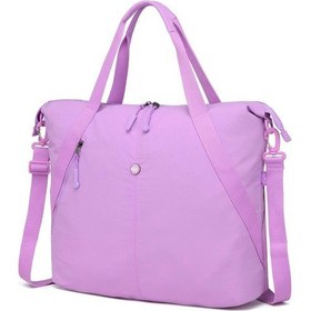 Resim Smart Bags Mikro Poly Kumaş Büyük Boy Kadın Omuz Çantası 3335 Lila 