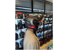 Resim Wosen Güneş Gözlüklü Çene Açılır kask (Diş Desen) 