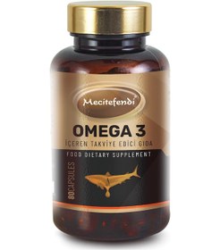 Resim Mecitefendi Omega 3 İçeren Takviye Edici Gida (80 Kapsül 1300 MG) 