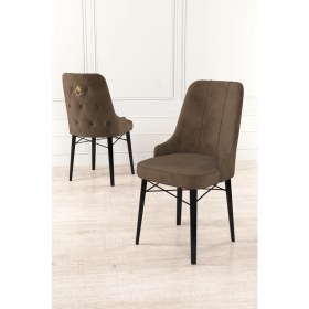 Resim Canisa Concept Pare Serisi, Sandalye , 6 Adet Sandalye, Siyah Gürgen Ayak 