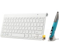 Resim Sones Km-909 2.4ghz Kablosuz Multimedya Klavye + Kablosuz Optik Kalem Fare Ve Usb Alıcı Seti, Bilgisayar, Pc, Dizüstü Bilgisayar, Rastgele Kalem Fare Renk Teslimatı 