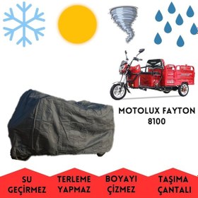 Resim Motolux Fayton 8100 Kasalı Motor Brandası Su Geçirmez 