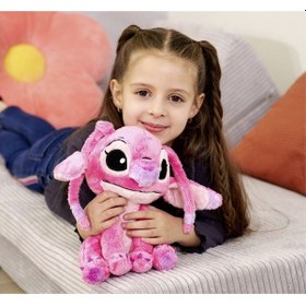 Resim Stitch Angel Lisanslı Oyuncak Peluş 25 Cm Renkli 