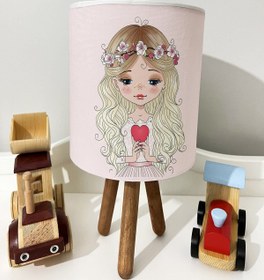 Resim dekomingo KALPLİ KIZ DESENLİ BEBEK VE ÇOCUK ODASI 