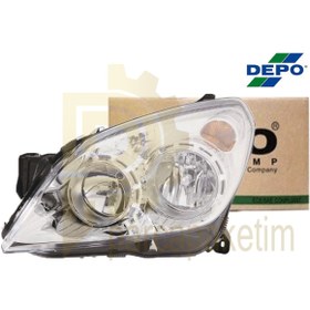 Resim Depo Opel Astra H Far Sol Krom [] 