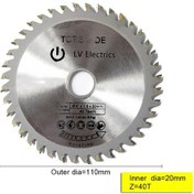 Resim Aubyhe Tct Karbür Testere Bladesi, Ahşap Kesim İçin 4 İnç 110mm , 20mm İç Çap, 40 Dişli, Dayanıklı Kesim Performansı 