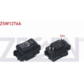 Resim Otoco Mercedes E Serısı (W124) - S Serısı (W126) 1981-1995 Cam Açma Anahtarı Tekli 5 Pin A1248204510 