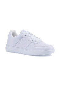 Resim KİNETİX Full Siyah Beyaz Kalın Taban Spor Ayakkabı | Unisex 