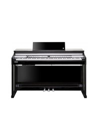 Resim Kurzweil Cupp1-bp Dijital Piyano Siyah Lake Parlak Siyah Kaplama Lüks Görünüm 
