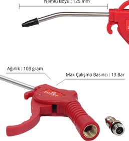 Resim G GAPTOOLS Hava Tabancası Gpht01 