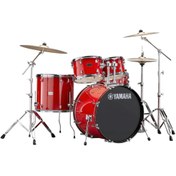 Resim Yamaha Rydeen 20'' Aksamlar Dahil Davul Seti (Hot Red) 