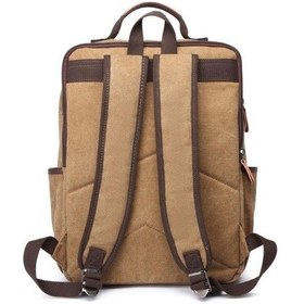 Resim C Active Kanvas Kumaş Büyük Boy Sırt Çantası 1260 A.Kahve 