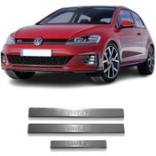 Resim Volkswagen Golf 7 Krom Kapı Eşiği 4 Prç 2013 2019 Arası Paslanm 