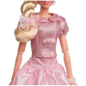 Resim Barbie The Movie Pembe Bereli Barbie Bebek Jbj53 