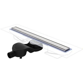 Resim Evimetal - 100 Cm Duş Kanalı - Prodiline - 304 Kalite Paslanmaz 