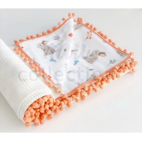 Resim grow with muslin %100 Pamuk Çok Amaçlı Çift Katlı Müslin Battaniye (80X100) 