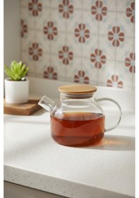 Resim Bambum Taric - Cam Demlik 800ml Şeffaf 