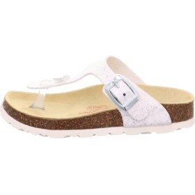 Resim Superfit Fussbettpantoff Mantar Taban Gümüş Kadın Parmak Arası Terlik 