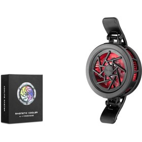 Resim HADRON Hdx4369 Telefon Soğutucu Fan Radyatör Magsafe Klips 2Kademe Rgb Siyah 