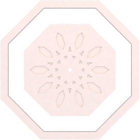 Resim MOTİFPİYER Motifpiyer Tavan Lamba Göbeği 21-sekizgen-dis Citali 