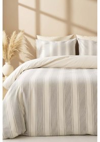 Resim Rivaistanbul Nenas Antrasit Çift Kişilik Nevresim Takımı 4 Parça %100 Pamuklu Krem 