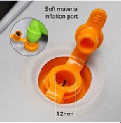 Resim Wondernest Z2 Pvc Trapez Şişme Tabure - Evrensel Araba Seyahat Şişme Oturak 