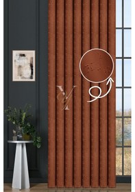 Resim Kenzo Fon Perde V-33 Turuncu Turuncu 