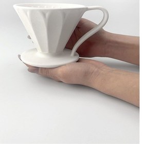 Resim Lotus Dripper V60 - 02 Seramik Bisküvi Ham Ürün 