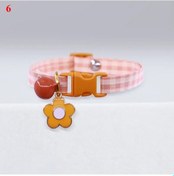 Resim Soulader Sevimli Kedi Tasması Küçük Beden Ayarlanabilir Yavru Kedi Boyunluğu Desenli Çan Aksesuar Şirin Pati Dostu Evcil Hayvan Yaka 