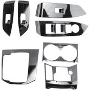 Resim Araba Şanzıman Cam Anahtarı Paneli Seti, Kapak Trim Etiket Şeridi Ayarı 