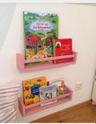 Resim EMTA Ahsap Raf Kitaplık Cocuk Odası Montessori 