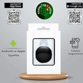 Resim Ecovibe Androıd & Ios Uyumlu Airtag Gps Akıllı Takip Cihazı 