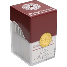 Resim Orange Needles Tqx7 Uzun Düğme Iğnesi 12/80 (100 Adet) 